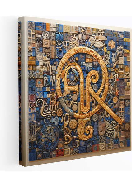 Kutsal Kuran Kanvas Tablo - Kutsal Kuran Kanvas Duvar Sanatı