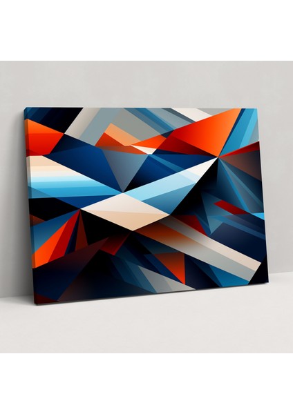 Hipnoz Geometrik Kanvas Tablo - Hipnoz Optik Yanılsama Geometrik Soyut Sanat