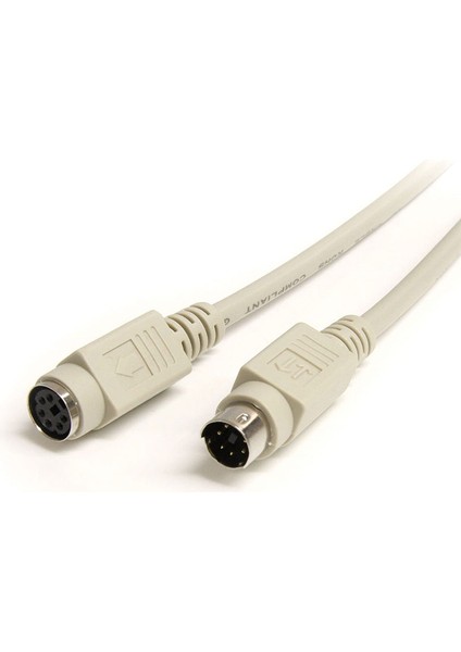 Eski Tip Ps/2 Klavye Mouse Dişi Erkek Uzatma Kablosu 6 Pinli Ps2 Kablo 5m