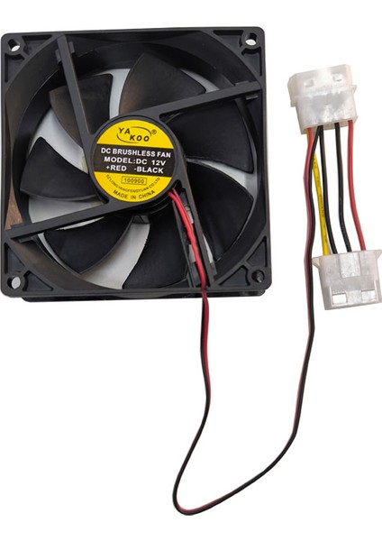 9 CM12V Molex Kasa Fanı 9X9X2.5CM Molex Ide Fan