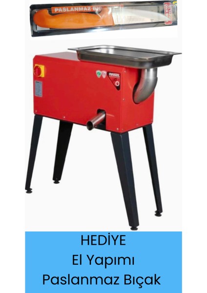 Ayaklı Domates Biber Salça Yapma Makinesi, Üzüm, Goruk Sıkma Makinesi, BIÇAK HEDİYELİ.(ayakları sökülebilir, tezgah üstü kullanıma uygun)