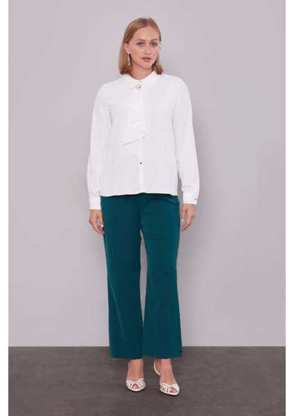 Yeşil Beli Lastikli Spor Pantolon fiyatları