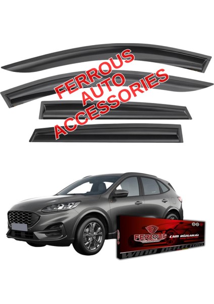 Ford Kuga Ferrous Cam Rüzgarlığı 4lü Set 2019 ve Üstü