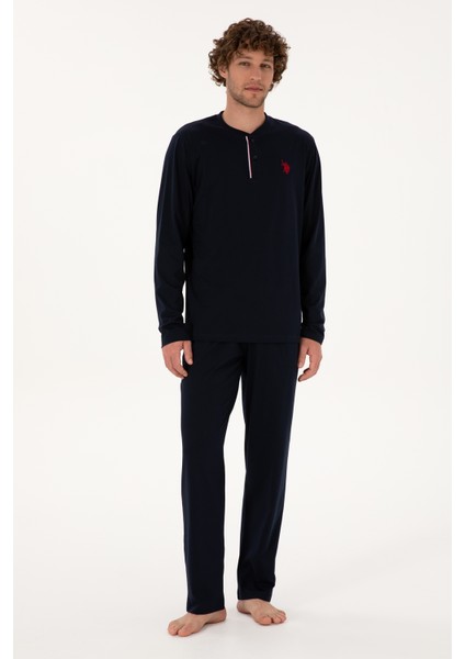 Erkek Lacivert Pijama Takım 50318600-VR033