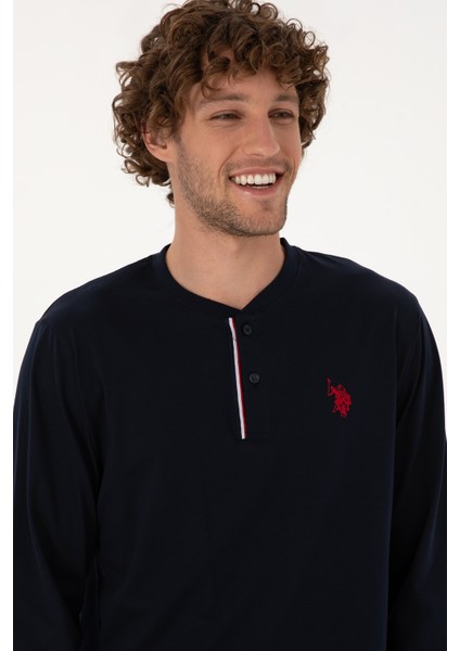 Erkek Lacivert Pijama Takım 50318600-VR033 fiyatları