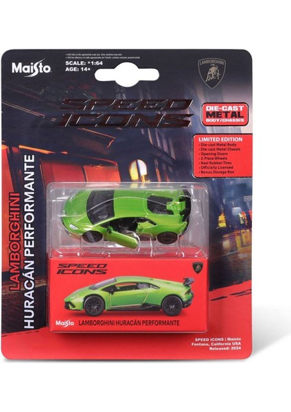 1:64 Speed Icons - Lamborghini Huracan Performante Yeşil fırsatları