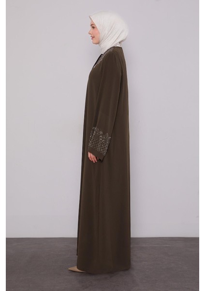 Haki Gizli Yan Cepli Ferace fiyatları