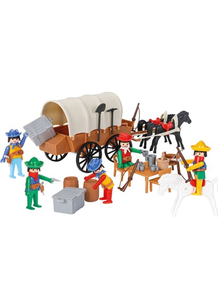 04 003 Mini Mekanik Seri 3 Kovboy Arabası -Pilsan Oyuncak