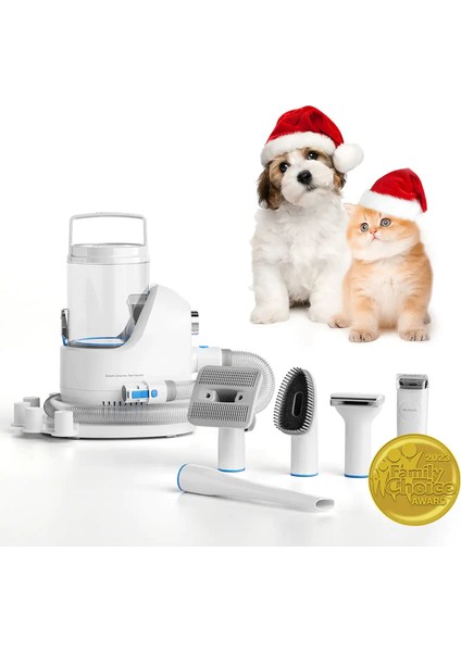 P2 Pro – Kedi ve Köpek Tıraş Makinası, Vakumlu Tarama Seti