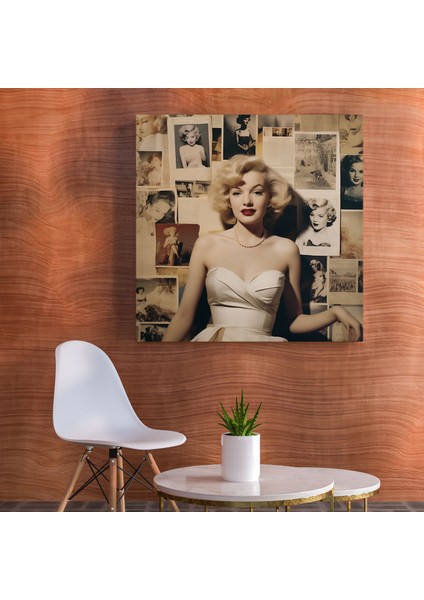 Marilyn Monroe Vintage Fotoğraf Koleksiyonu Kanvas Tablo - Marilyn Monroe Duvar Sanatı Güzellik fiyatları