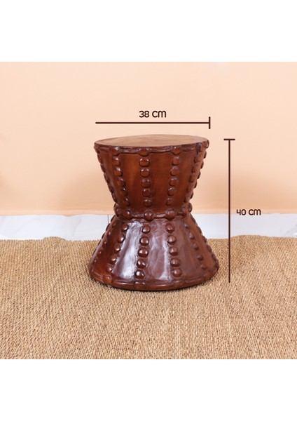 Mylamp Elegance El Yapımı - Carvıng Mungur Sehpa 38X40 cm indirimleri