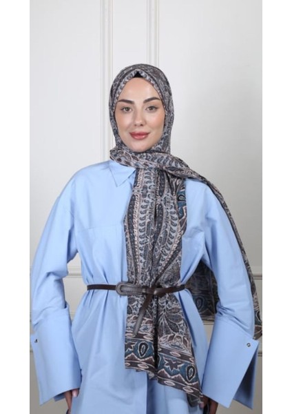 Lo'cella Desenli Pamuk Vual Şal modelleri