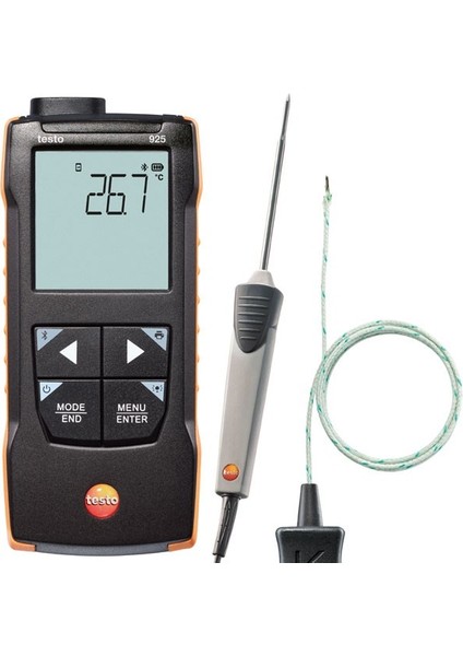 925 K Tipi Daldırma Problu Termometre Seti