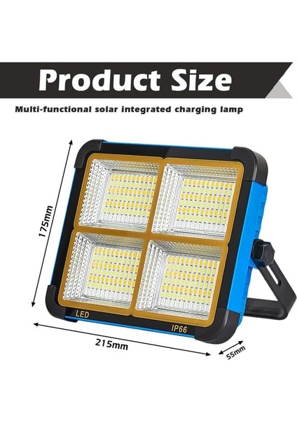 L03 Solar Taşınabilir LED Kamp Lambası – 150W 306 LED USB Şarjlı Powerbank Özellikli Su Geçirmez Flaşhör 4 Mod fiyatları