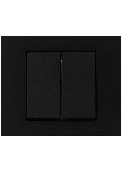 Grano Metalik Siyah Komütatör Anahtar