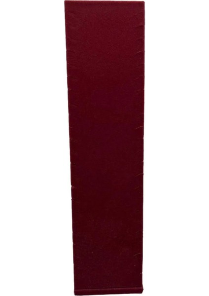 Moscow Model Süet Kumaş Bordo Renk 40/10 cm Ayaklı Takı Sergileme Standı fırsatları
