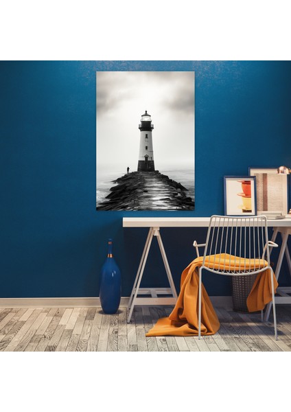 Deniz Feneri Duvar Sanatı - Minimalist Tasarım Ev Dekorasyonu Için Deniz Feneri Duvar Sanatı fiyatları