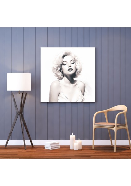 Marilyn Monroe Kanvas Tablo - Minimalist Çizgi Sanat Duvar Dekorasyonu - Marilyn Monroe Kanvas Kanvas Duvar Sanatı Şıklık fiyatları
