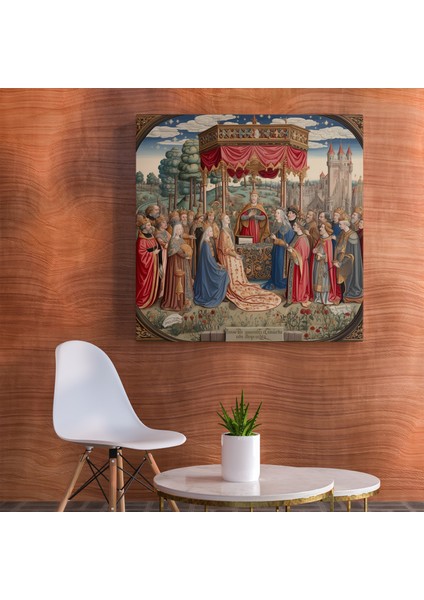 Orta Çağ Mahkeme Kanvas Tablosu fiyatları