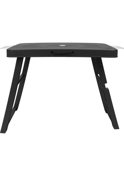Büyük Boy Katlanabilir Taşıma Kulplu Portatif Plastik Kamp ve Balkon Sehpası ( 68X48X55 cm )