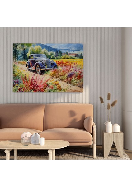 Mercedes Suluboya Duvar Sanatı - Çiçekler Duvar Dekorasyonu Ev Dekorasyonu modelleri