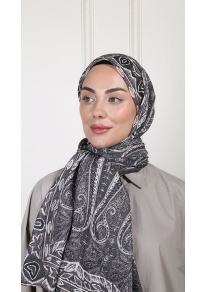 Lo'cella Desenli Pamuk Vual Şal