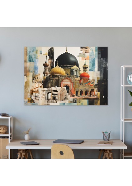 Mosaik Camii Kanvas Tablo - Canlı Mozaik Kanvas Tablo fiyatları