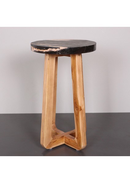 Mylamp Nurıa Fosil Ağaç & Teak Sehpa 30X50X27 cm fiyatları