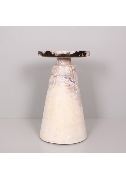 Mylamp Karana Fosil Ağaç & Mungur Sehpa 30X28X52 cm