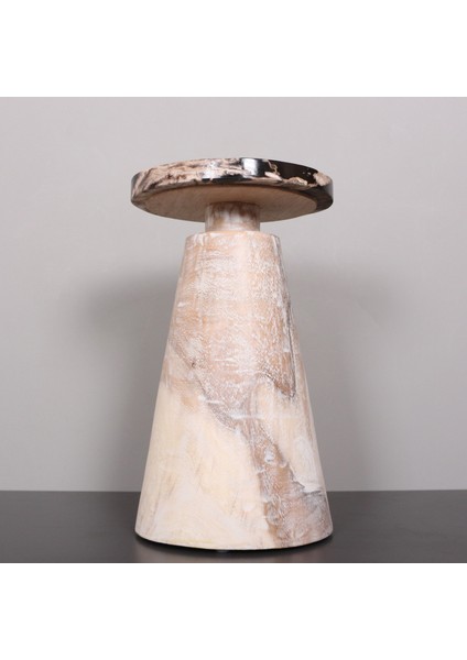 Mylamp Karana Fosil Ağaç & Mungur Sehpa 30X28X52 cm modelleri