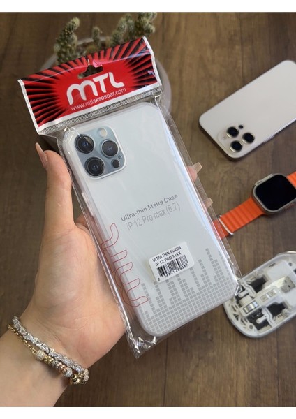 iPhone 12 Pro Max Uyumlu Süper Ince Mat Ultra Thin Silikon Kılıf indirimleri