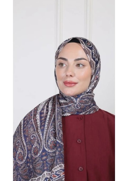 Lo'cella Desenli Pamuk Vual Şal