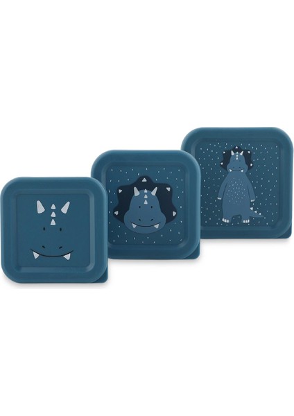 Mr.triceratops 3lü Atıştırmalık Kabı