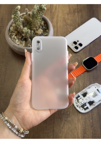 iPhone x Uyumlu Süper Ince Mat Ultra Thin Silikon Kılıf fırsatları