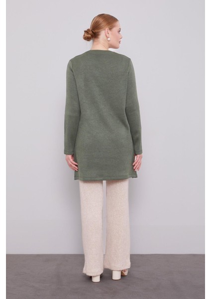 Haki Yakası Pul Işlemeli Tunik fırsatları