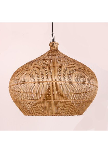 Mylamp Atlas Doğal Rattan Avize 50X60 cm modelleri