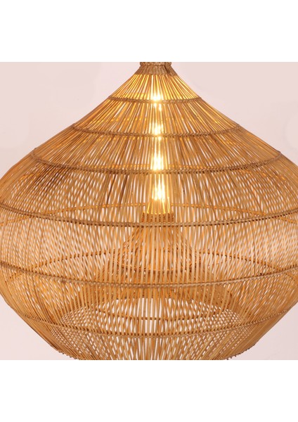 Mylamp Atlas Doğal Rattan Avize 50X60 cm indirimleri