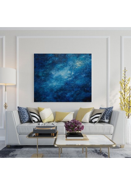 Yıldızlı Gece Kanvas Tablo - Gece Duvar Sanatı Ev Dekorasyonu fiyatları