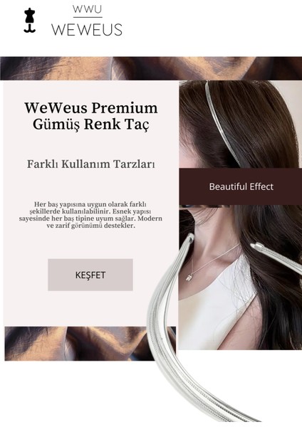 Kadın Gümüş Renk Parlak Lüks Taç fiyatları