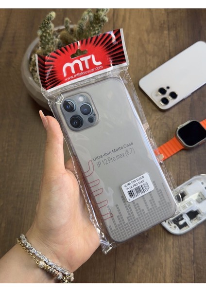 iPhone 12 Pro Max Uyumlu Süper Ince Mat Ultra Thin Silikon Kılıf indirimleri