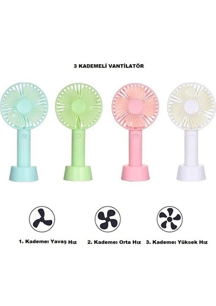 Minimal Tasarım Sessiz Taşınabilir Mini Fan USB Şarjlı Pervaneli Soğutucu Küçük El Vantilatörü Fan indirimleri