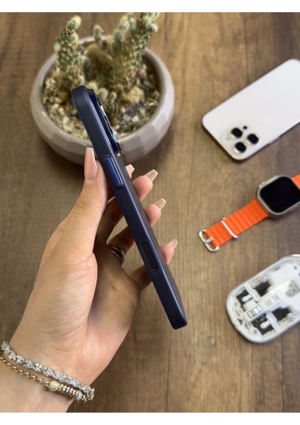 iPhone 16 Pro Max Uyumlu Süper Ince Mat Ultra Thin Silikon Kılıf modelleri