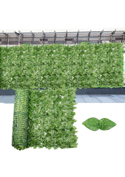 Dekoratif Bahçe Çiti Rulo Plex Sarmaşık Çit 1x3 Metre Uzunluk