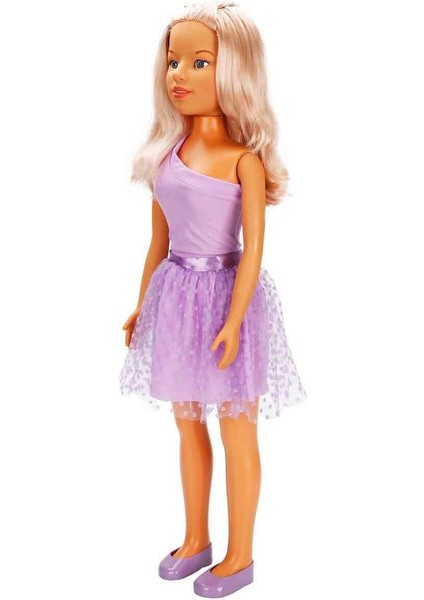 Clara Party Yürüyüş Arkadaşım 80 cm - Mor Elbiseli fiyatları