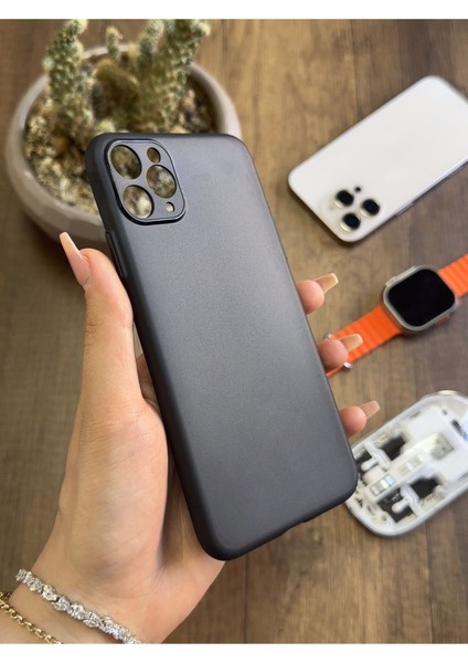 iPhone 12 Pro Uyumlu Süper Ince Mat Ultra Thin Silikon Kılıf