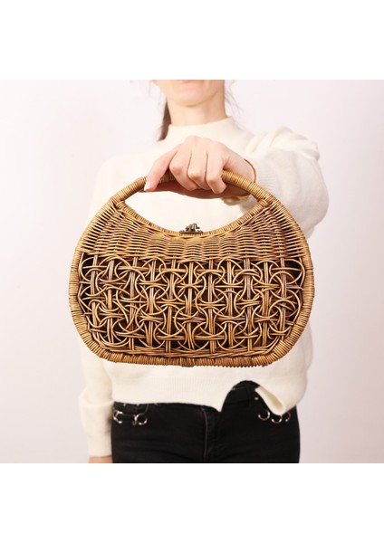 Mylamp Mybag Rattan Çanta 30X13X25 cm fırsatları