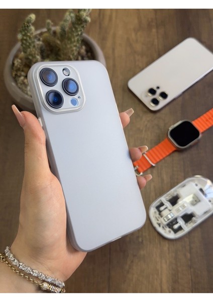 iPhone 13 Pro Max Uyumlu Süper Ince Mat Ultra Thin Silikon Kılıf