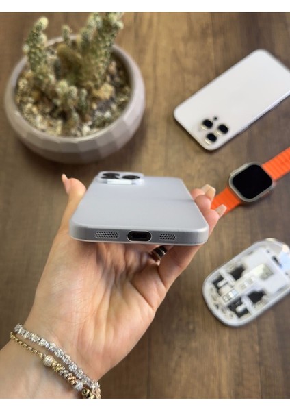 iPhone 13 Pro Max Uyumlu Süper Ince Mat Ultra Thin Silikon Kılıf modelleri