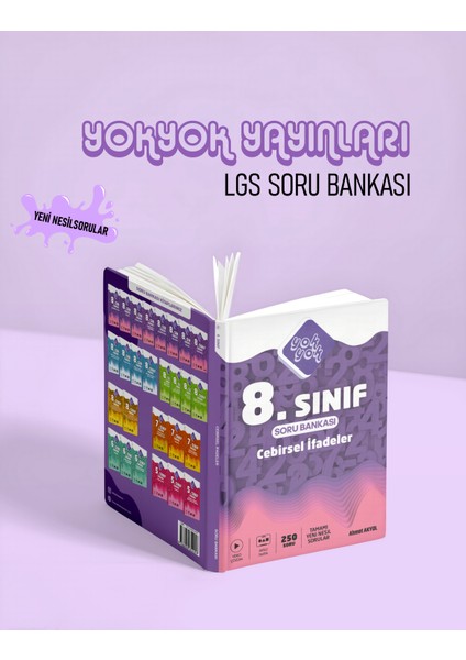 8. Sınıf Lgs Matematik Soru Bankası - Cebirsel Ifadeler 250 Adet Soru - 2025 Basım fiyatları