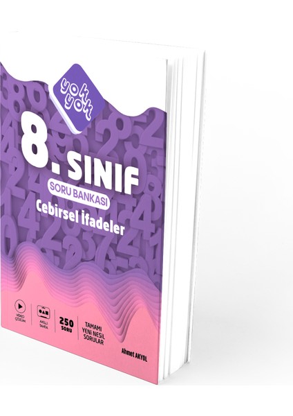 8. Sınıf Lgs Matematik Soru Bankası - Cebirsel Ifadeler 250 Adet Soru - 2025 Basım